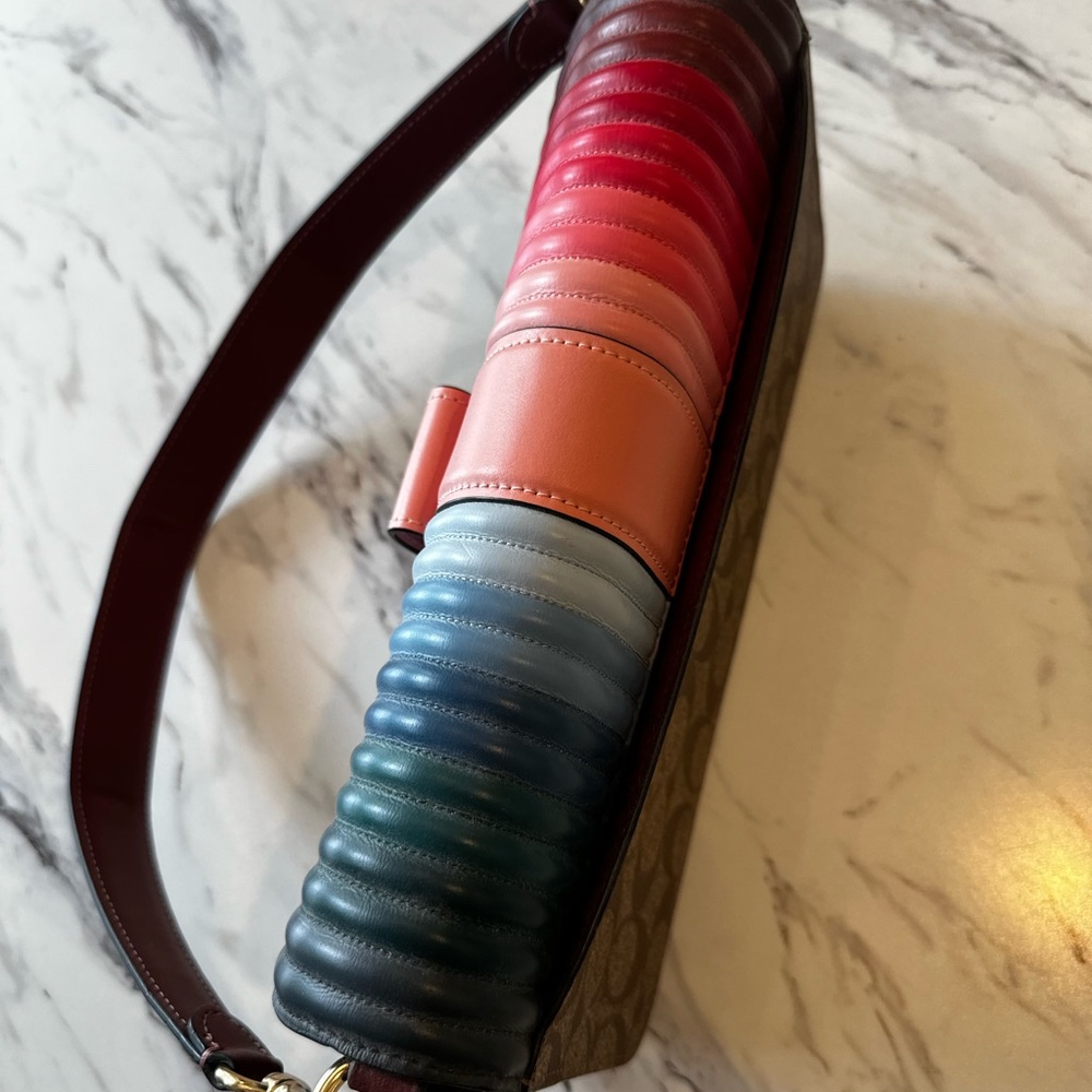COACH Multicolor Shoulder Bag ❤️🩷🩵 - Picture 7 of 13